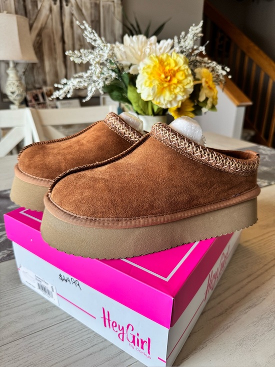 Corkys Shoes - Corky’s Hey Girl Suede Platform Clog -new in original box!